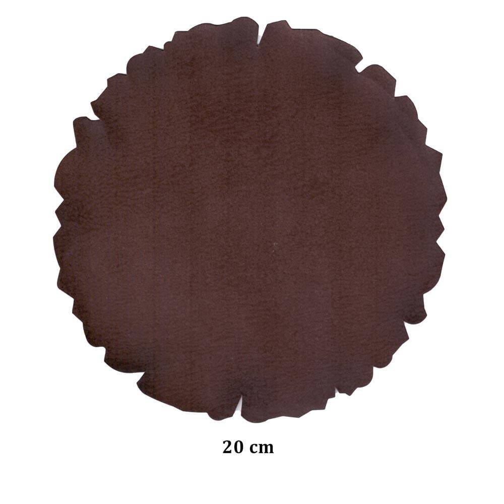 Tezhip ve Minyatür Kağıdı Kahve Muhallebi (Nişasta) Aharlı Yuvarlak 20 cm
