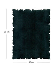 Illumination and Miniature Paper Dark Green, Starch-Papered Rectangular 20-15 cm