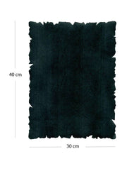 Illumination and Miniature Paper Dark Green, Starch-Papered Rectangular 40-30 cm