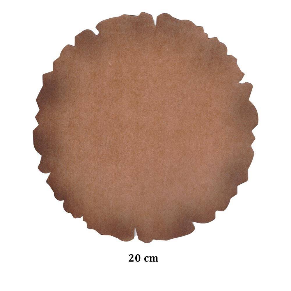 Tezhip ve Minyatür Kağıdı Kraft Muhallebi (Nişasta) Aharlı Yuvarlak 20 cm