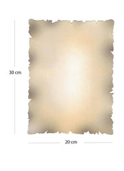 Illumination and Miniature Paper Cream Color, Starch, Rectangular, 30-20 cm