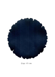 Illumination and Miniature Paper Dark Blue, Starch, Round 15 cm