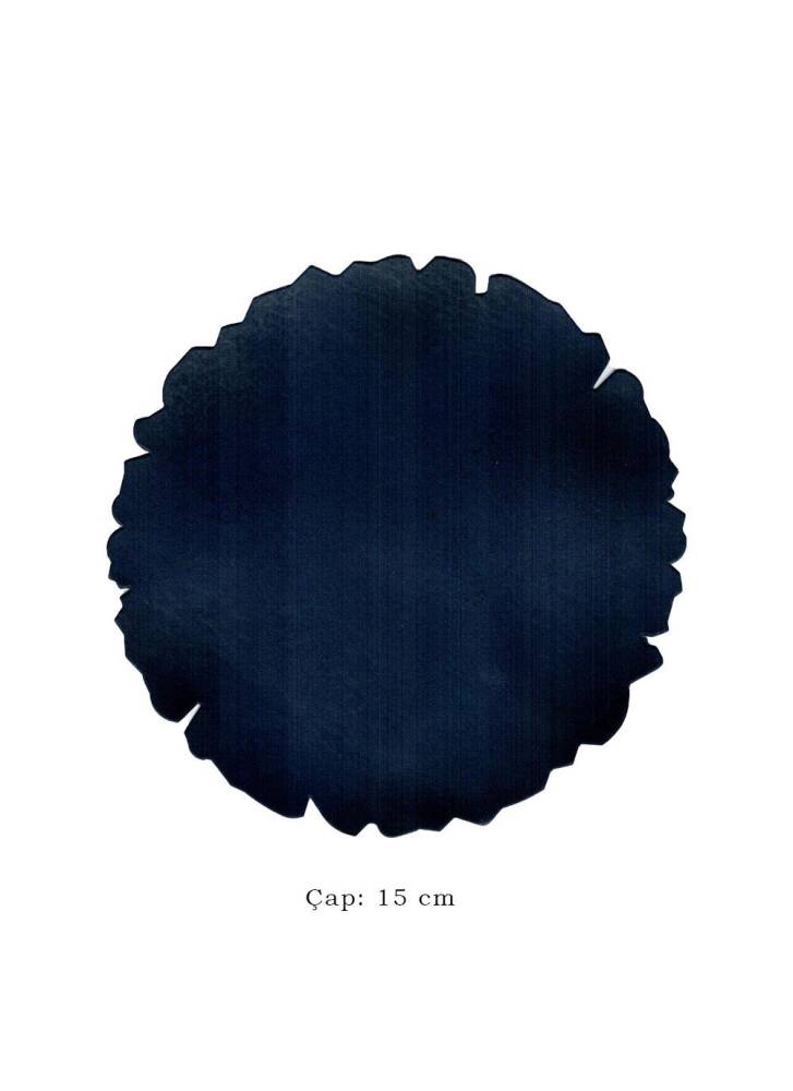 Illumination and Miniature Paper Dark Blue, Starch, Round 15 cm