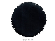 Illumination and Miniature Paper Black, Starch, Round 30 cm