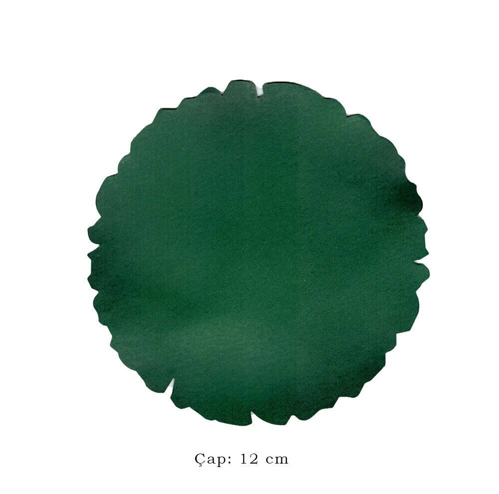 Illumination and Miniature Paper Green, Starch-Papered Round 12 cm