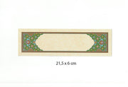 Tezhipli Tıpkıbasım Meşk Kağıdı 21.5x6 cm No:08