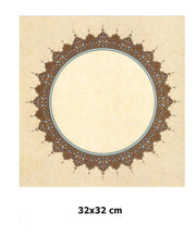 Illuminated Facsimile Paper Round 32x32 cm No: 89