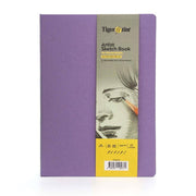 Tigertint Hard Cover Sketchbook 140 g A4 80 Sheets Lilac