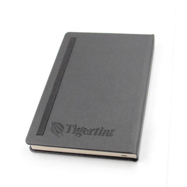 Tigertint Hard Cover Sketchbook 140g A5 80 Sheets Black