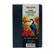 Tigertint Soft Cover Notebook 140gr 80pp. A5 Black