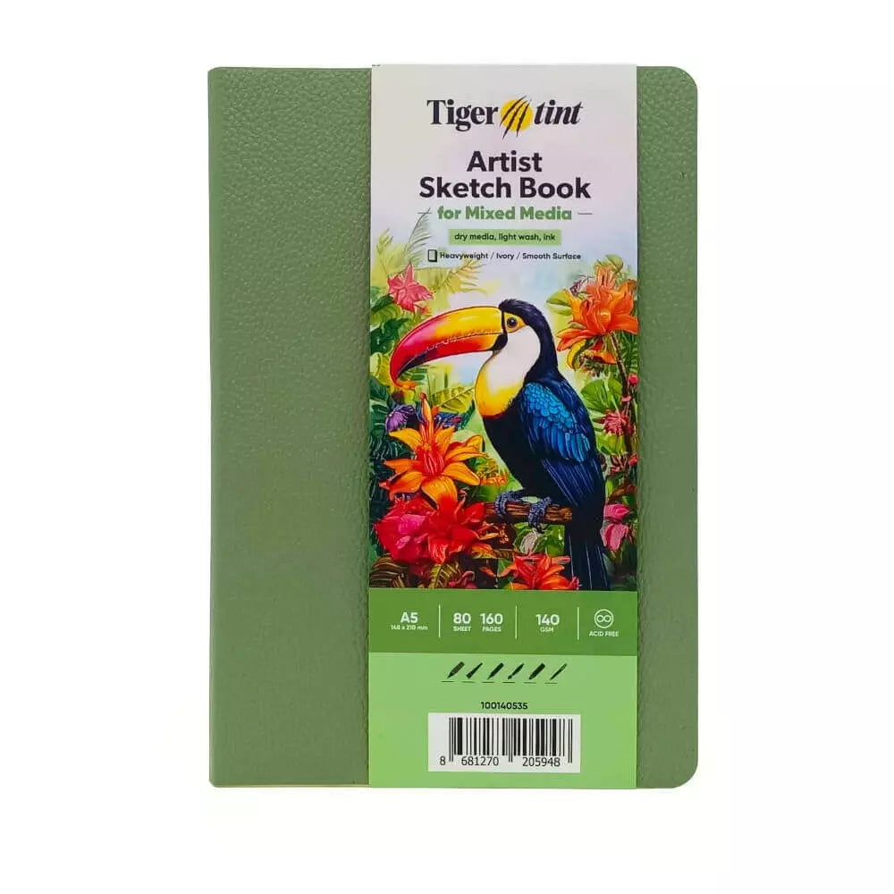 Tigertint Soft Cover Notebook 140gr 80pp. Mint Green