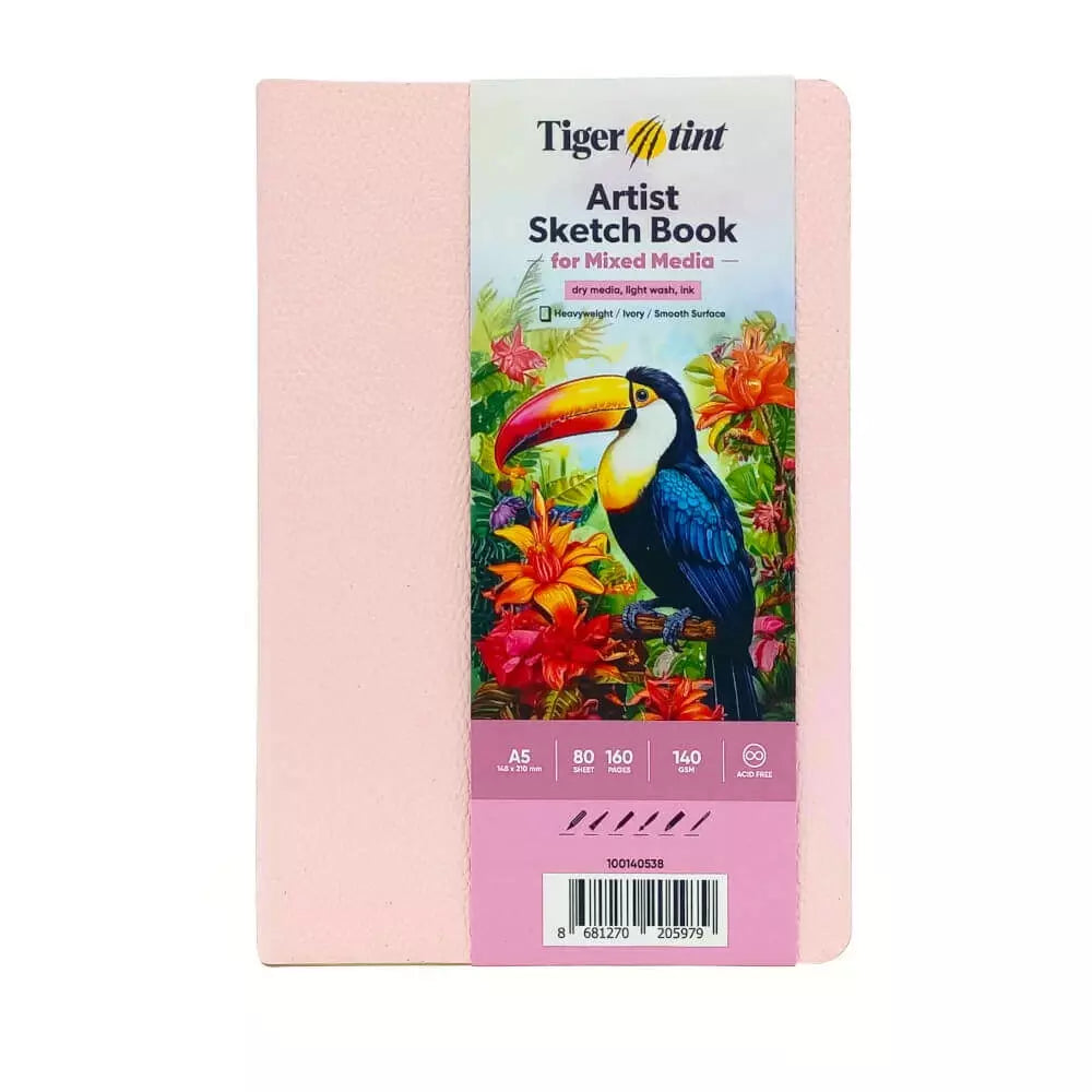 Tigertint Soft Kapak Defter 140gr 80yp. Şeker Pembe