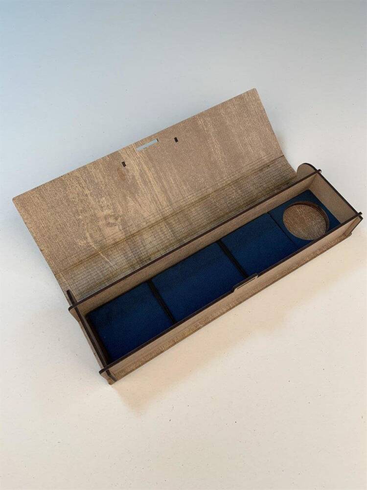 Tiryaki Art Malzeme Kutusu Küçük Boy Oval Köşeli No:1