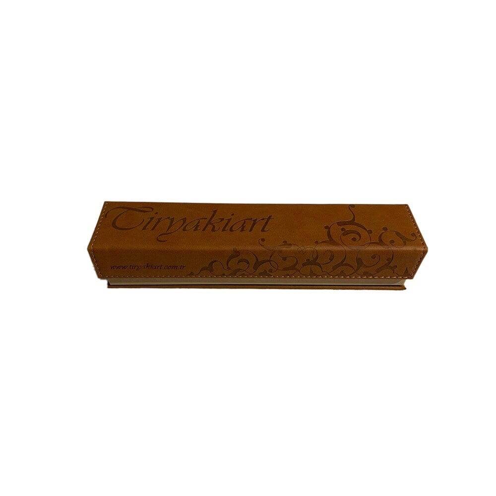 Tiryaki Art Imitation Leather Pen Holder Large Tan