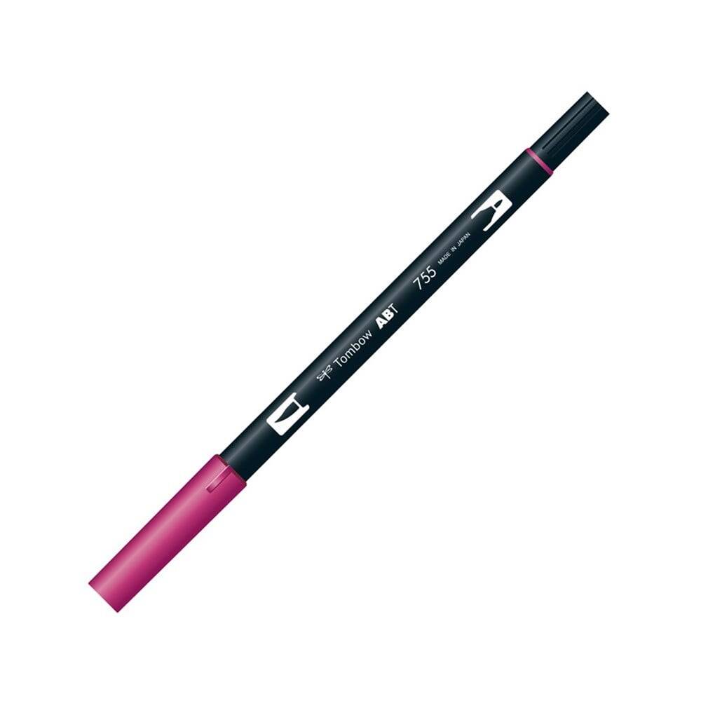 Tombow Dual Brush Pen Grafik Çizim Kalemi 755 Rubine Red