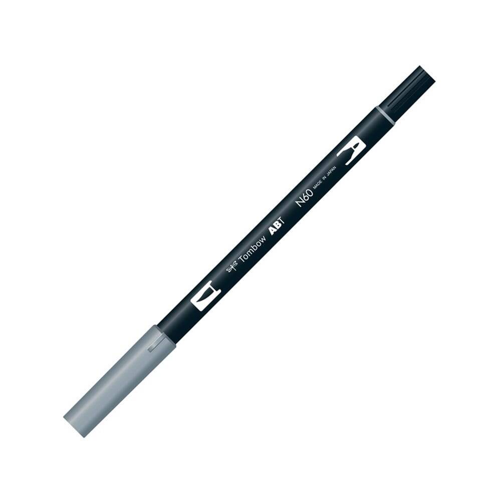 Tombow Dual Brush Pen Grafik Çizim Kalemi N60 Cool Gray 6