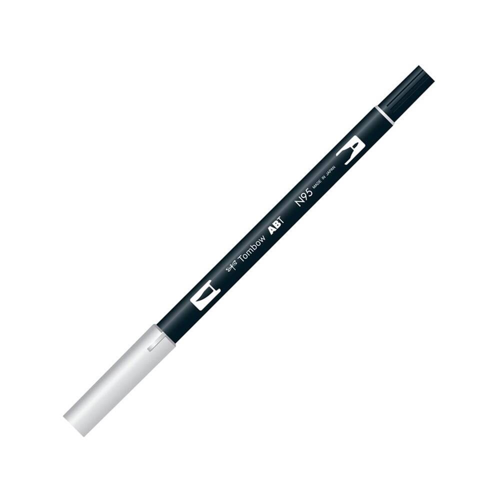 Tombow Dual Brush Pen Grafik Çizim Kalemi N95 Cool Gray 1