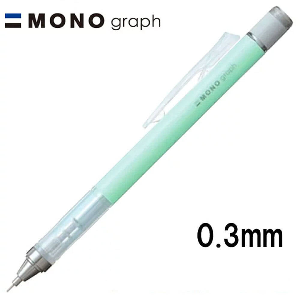 Tombow Mono Graph Mekanik Kurşun Kalem 0.3 mm Su Yeşili