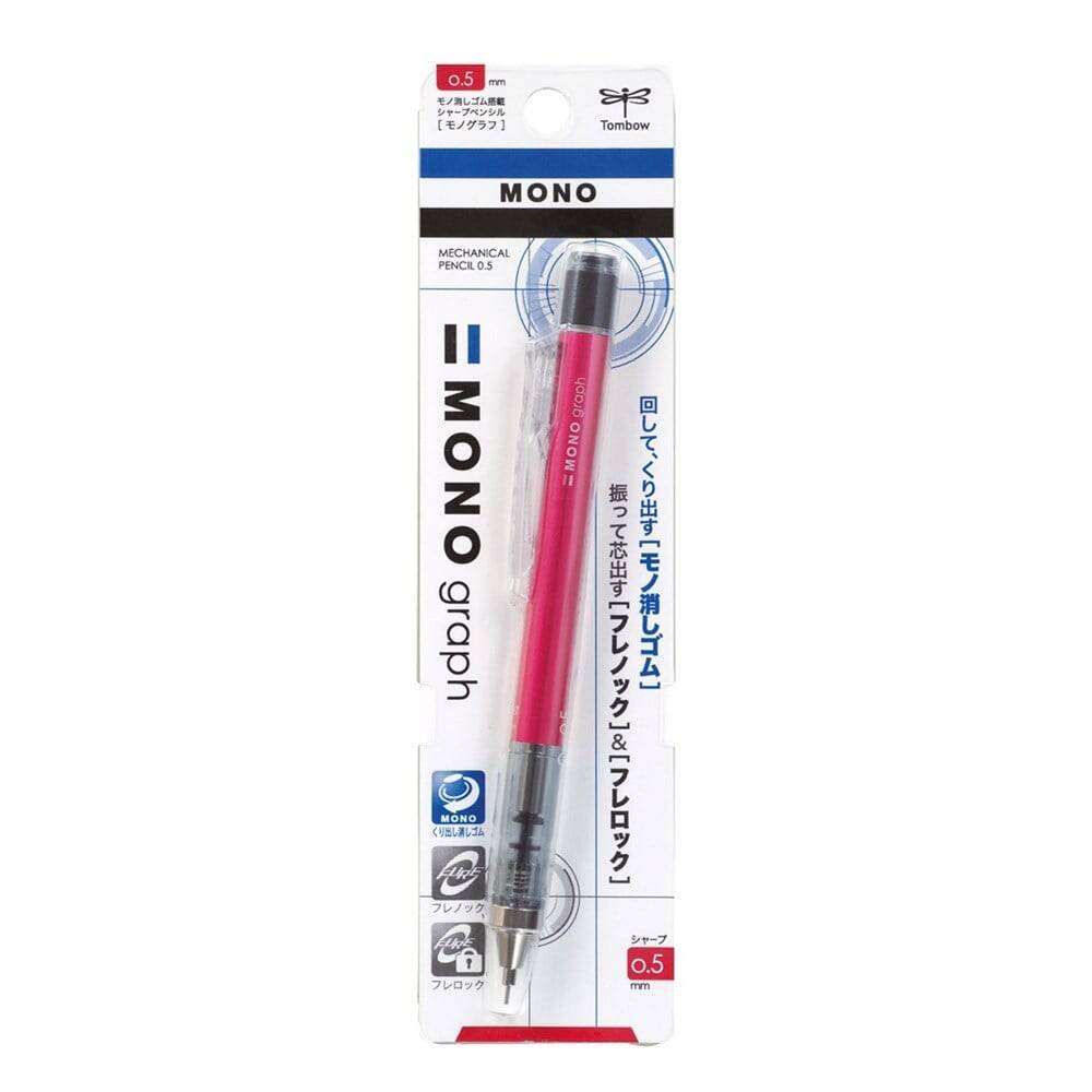 Tombow Mono Graph M.Pencil 0.5Mm Blister (1) Pink