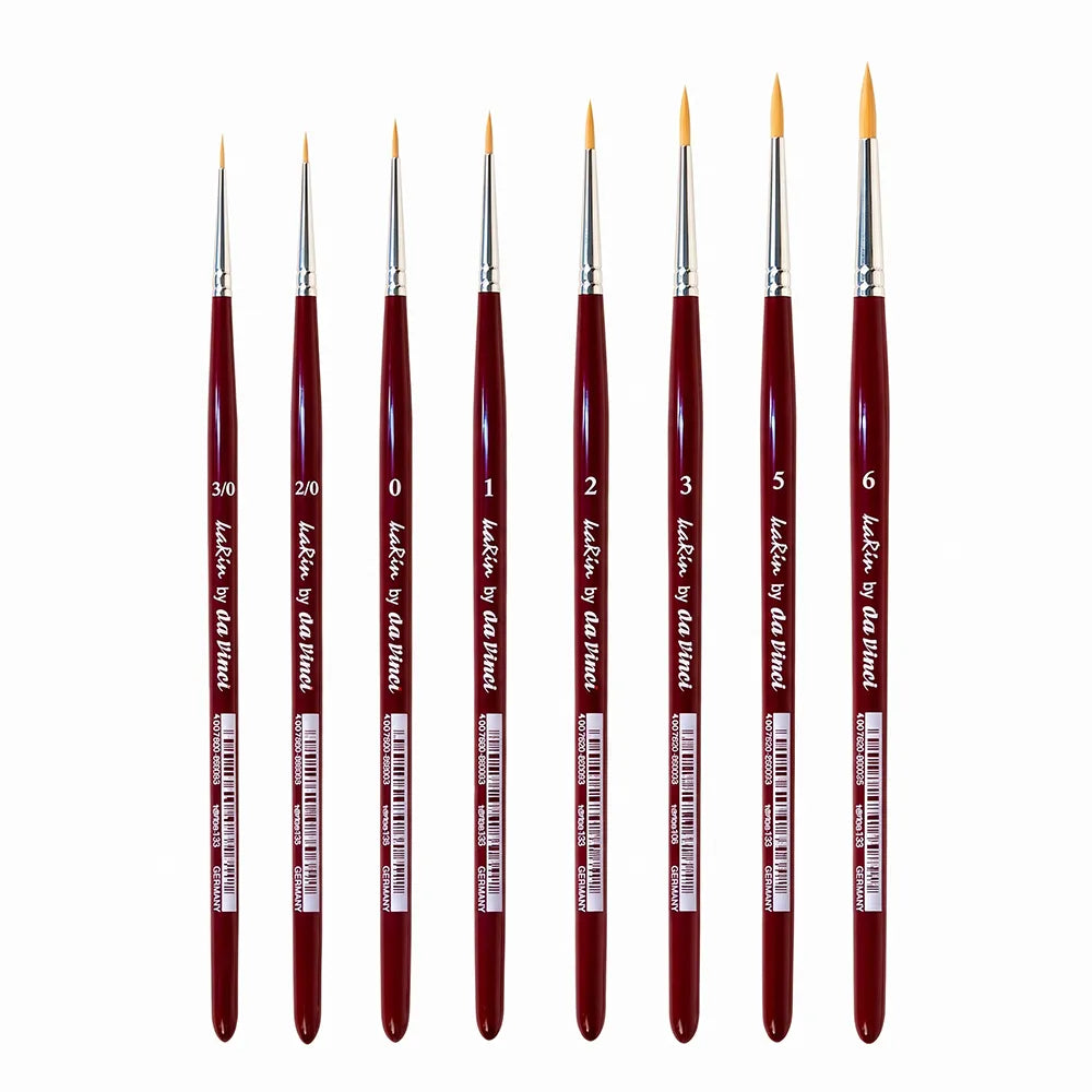 Karin By Da Vinci Sentetik Yuvarlak Sulu Boya Fırçası Seri 123 No:5