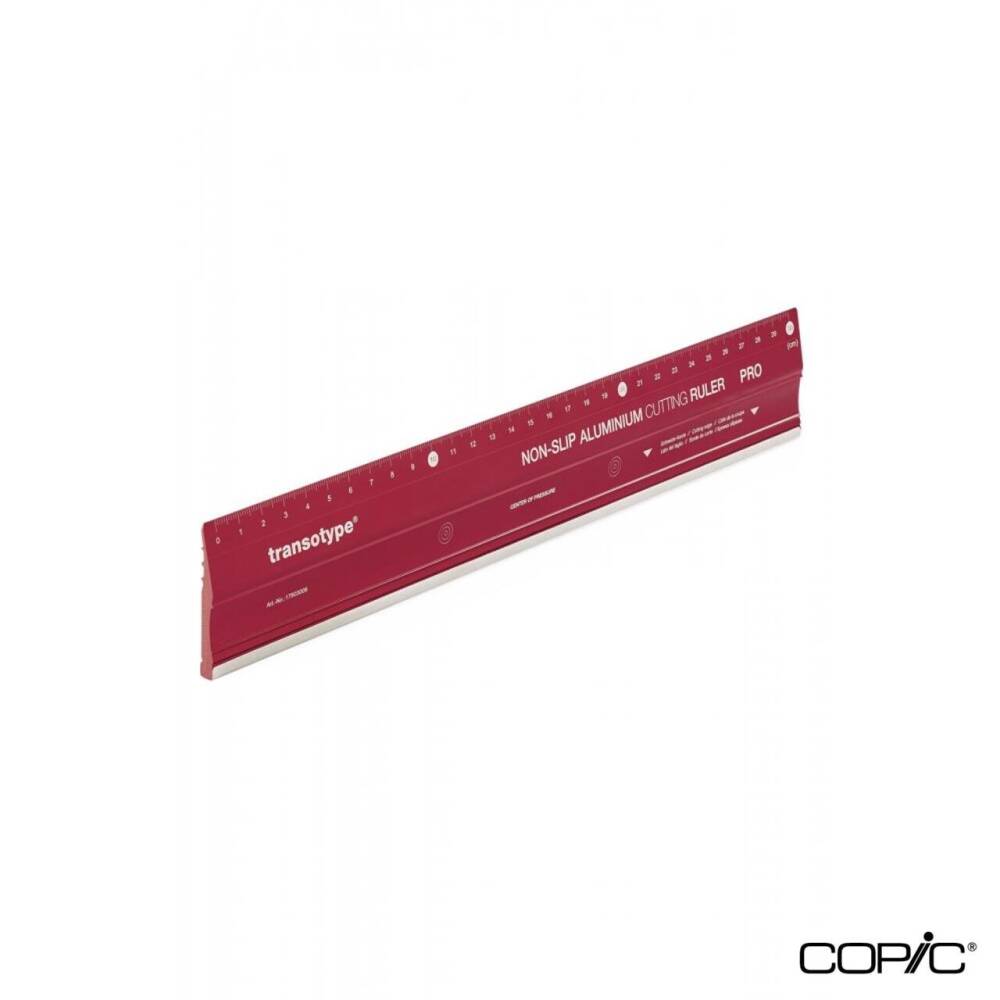 Transotype Professional Aluminum Non-Slip Ruler 80 Cm