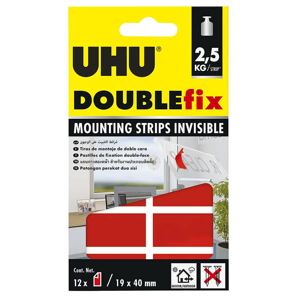 Uhu Doublefix Çift Taraflı Montaj Bantı 19x40 mm