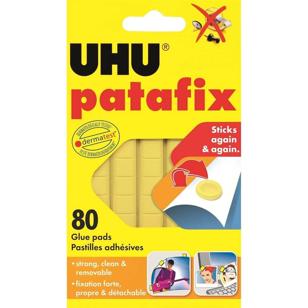 Uhu Patafix Dough Adhesive Yellow