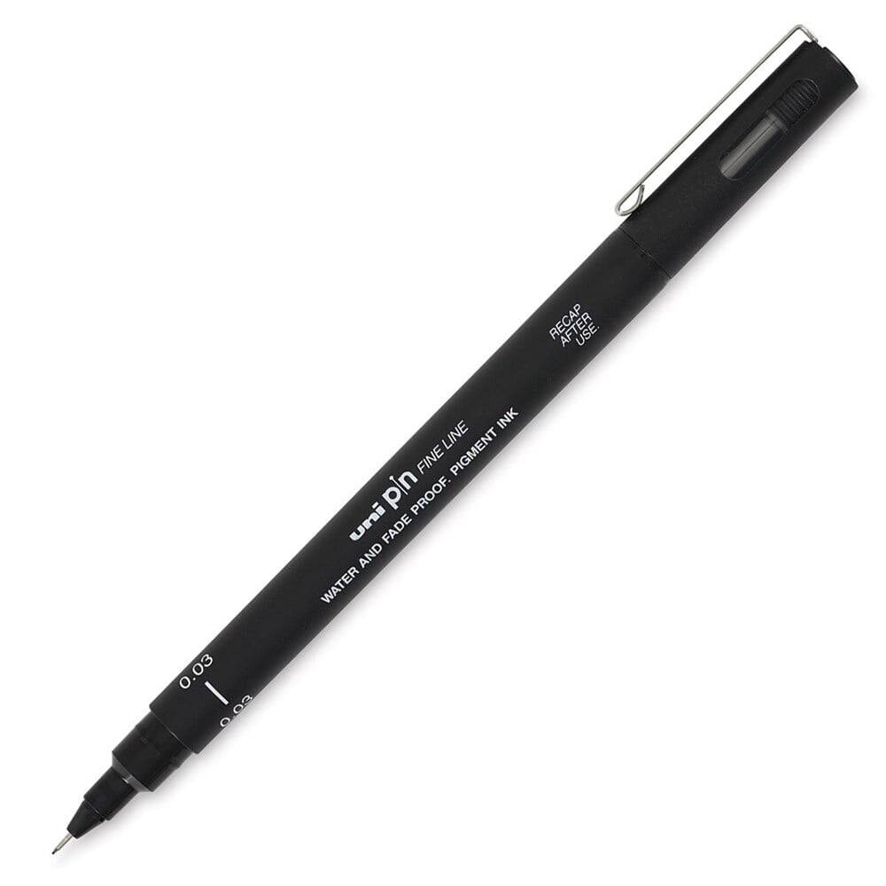 Uni-Ball Pin Fine Line Technical Drawing Pen 0.03 mm Black