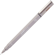 Uni-Ball Pin Fine Line Technical Drawing Pen 0.1 mm Light Gray
