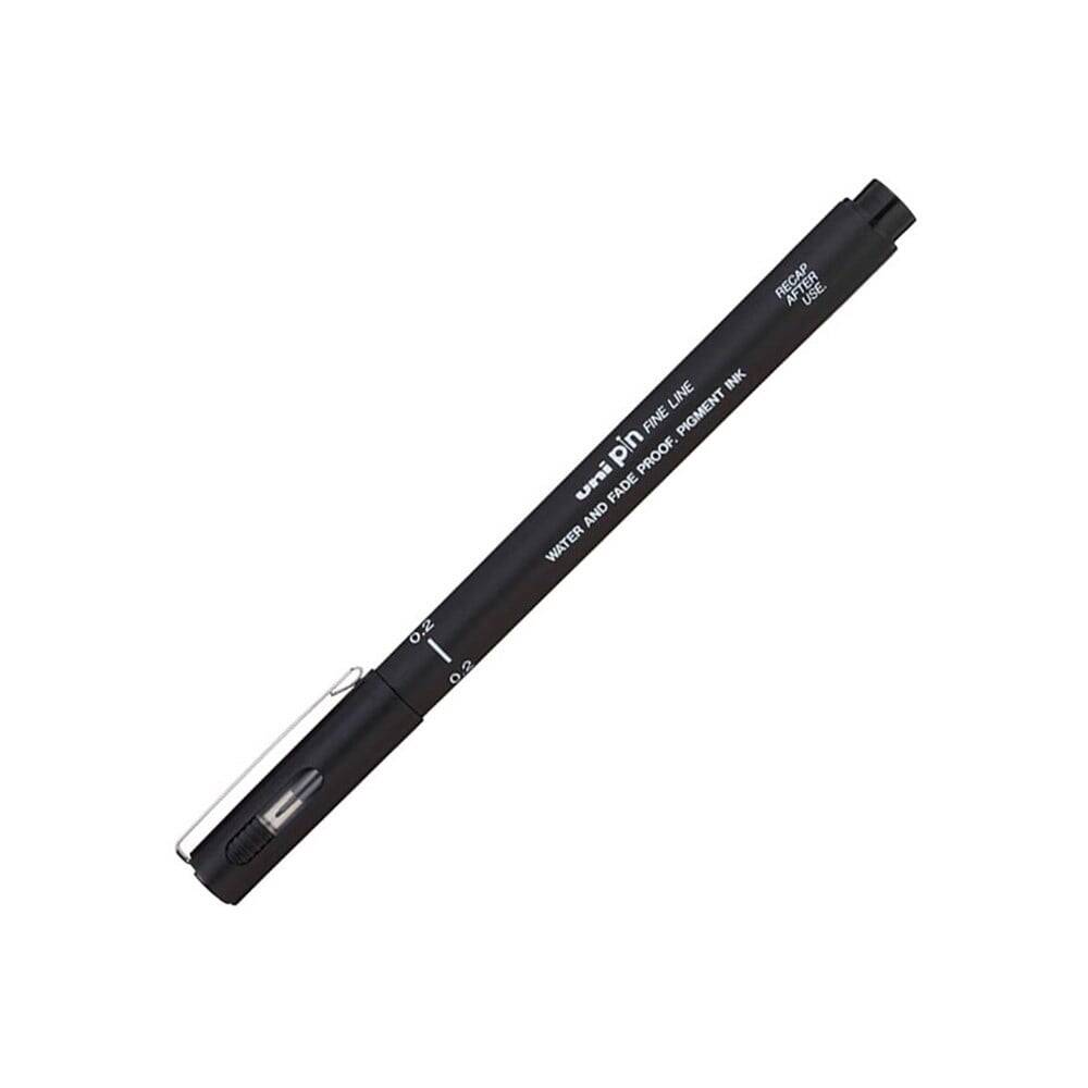 Uni-Ball Pin Fine Line Technical Drawing Pen 0.2 mm Black