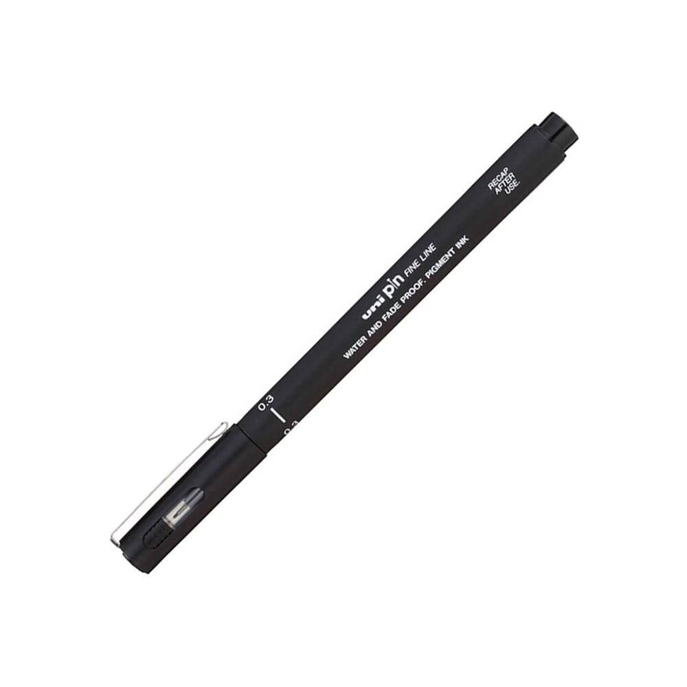 Uni-Ball Pin Fine Line Technical Drawing Pen 0.3 mm Black