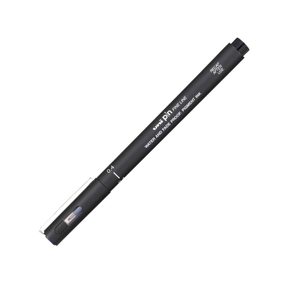 Uni-Ball Pin Fine Line Technical Drawing Pen 0.4 mm Black