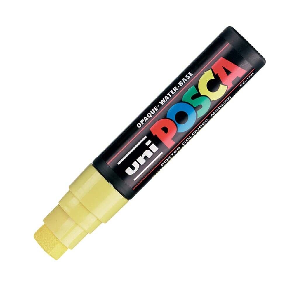 Uni Posca Pc-17K Boyama Markörü 15 mm Kesik Uç Sarı