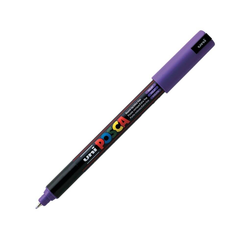 Uni Posca Pc-1Mr Acrylic Marker 0.7 mm Purple