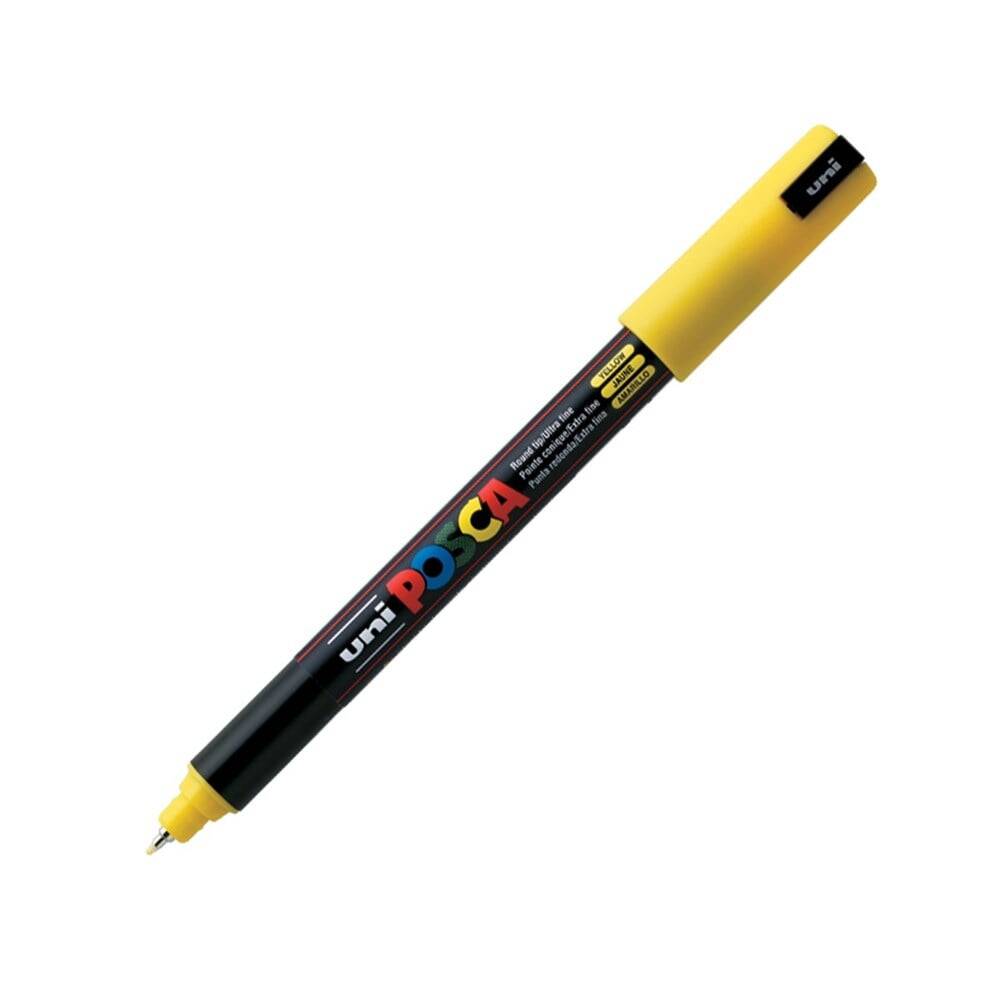 Uni Posca Pc-1Mr Acrylic Marker 0.7 mm Yellow
