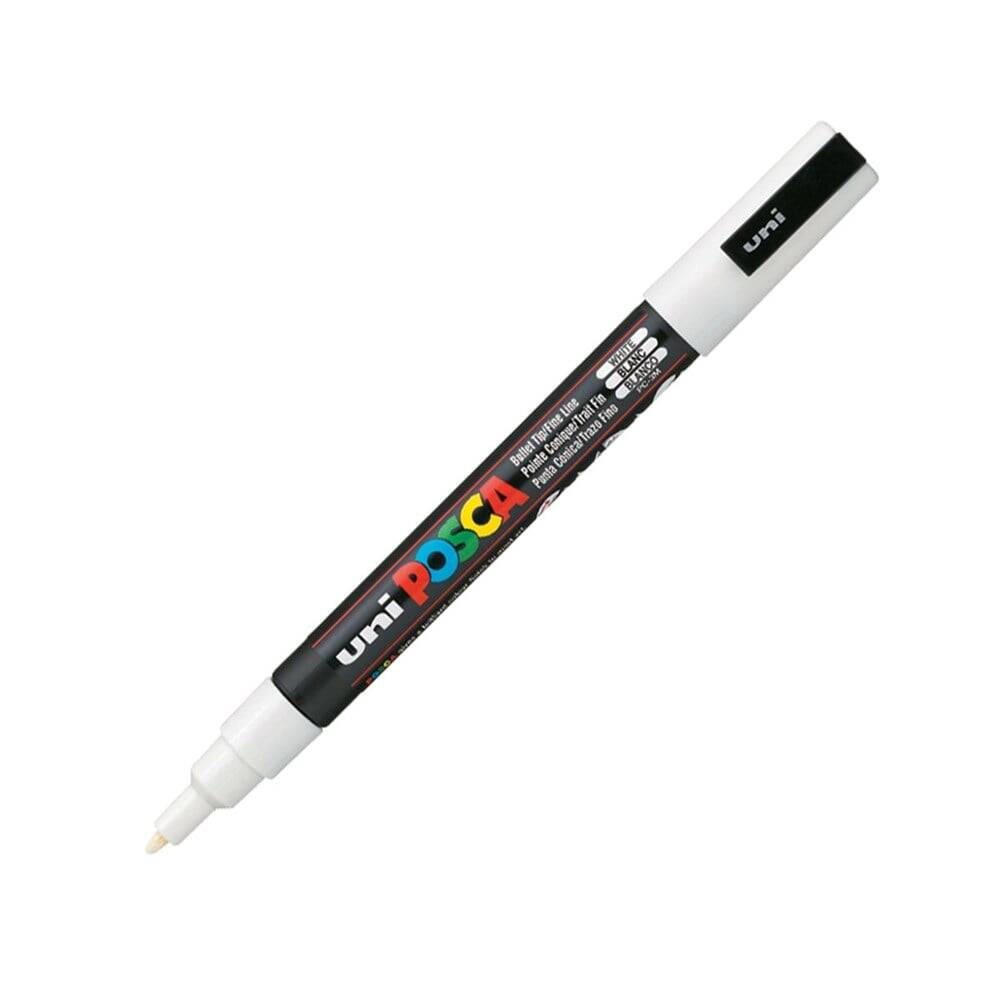 Uni Posca Pc-3M Boyama Markörü 0.9-1.3 mm Beyaz