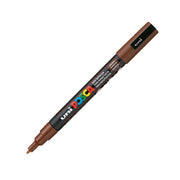 Uni Posca Pc-3M Boyama Markörü 0.9-1.3 mm Kahverengi