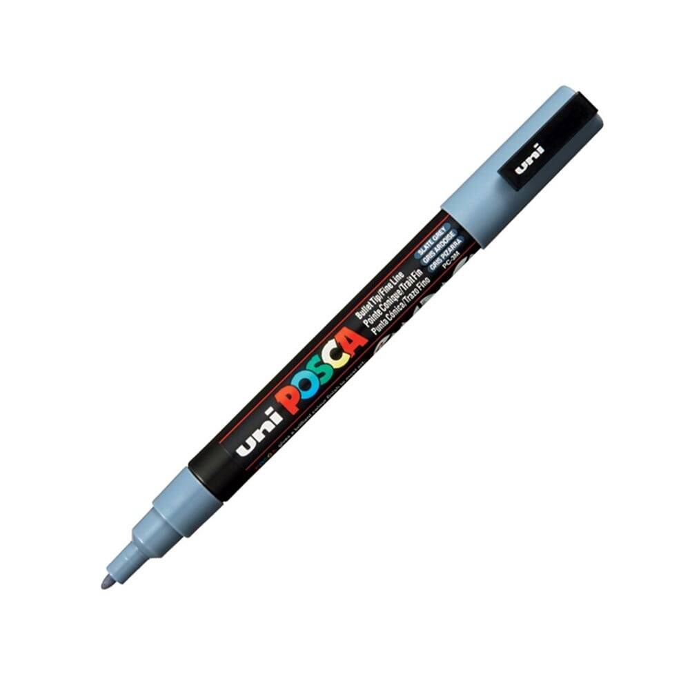 Uni Posca Pc-3M Boyama Markörü 0.9-1.3 mm Kurşun Gri