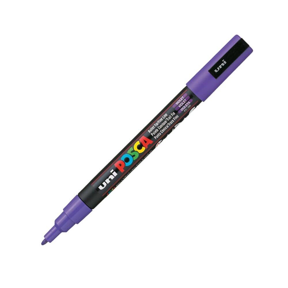 Uni Posca Pc-3M Boyama Markörü 0.9-1.3 mm Mor