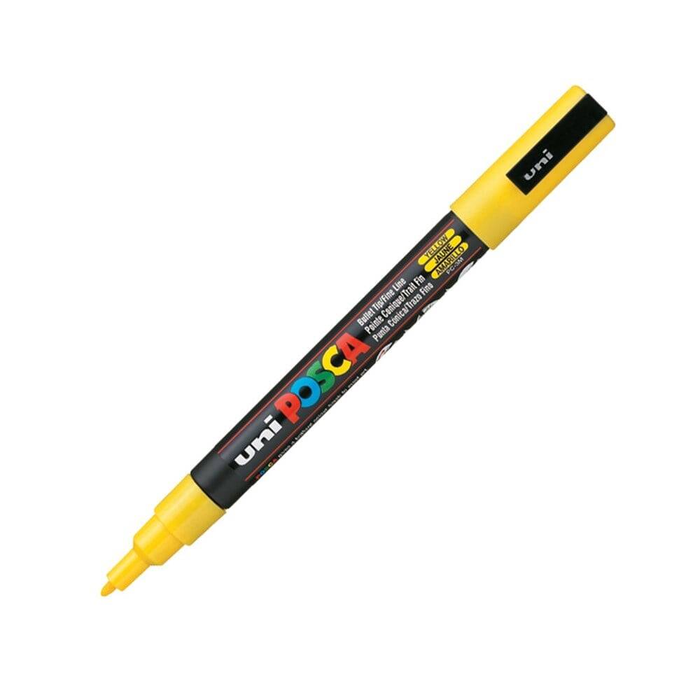 Uni Posca Pc-3M Boyama Markörü 0.9-1.3 mm Sarı