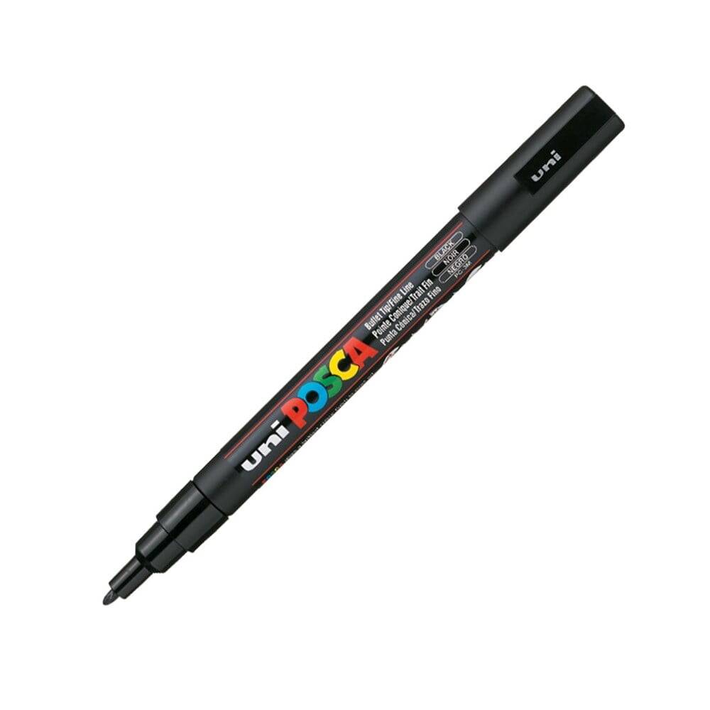 Uni Posca Pc-3M Boyama Markörü 0.9-1.3 mm Siyah