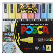 Uni Posca PC-5M 1.8-2.5 mm 8-Pack Soft Colors
