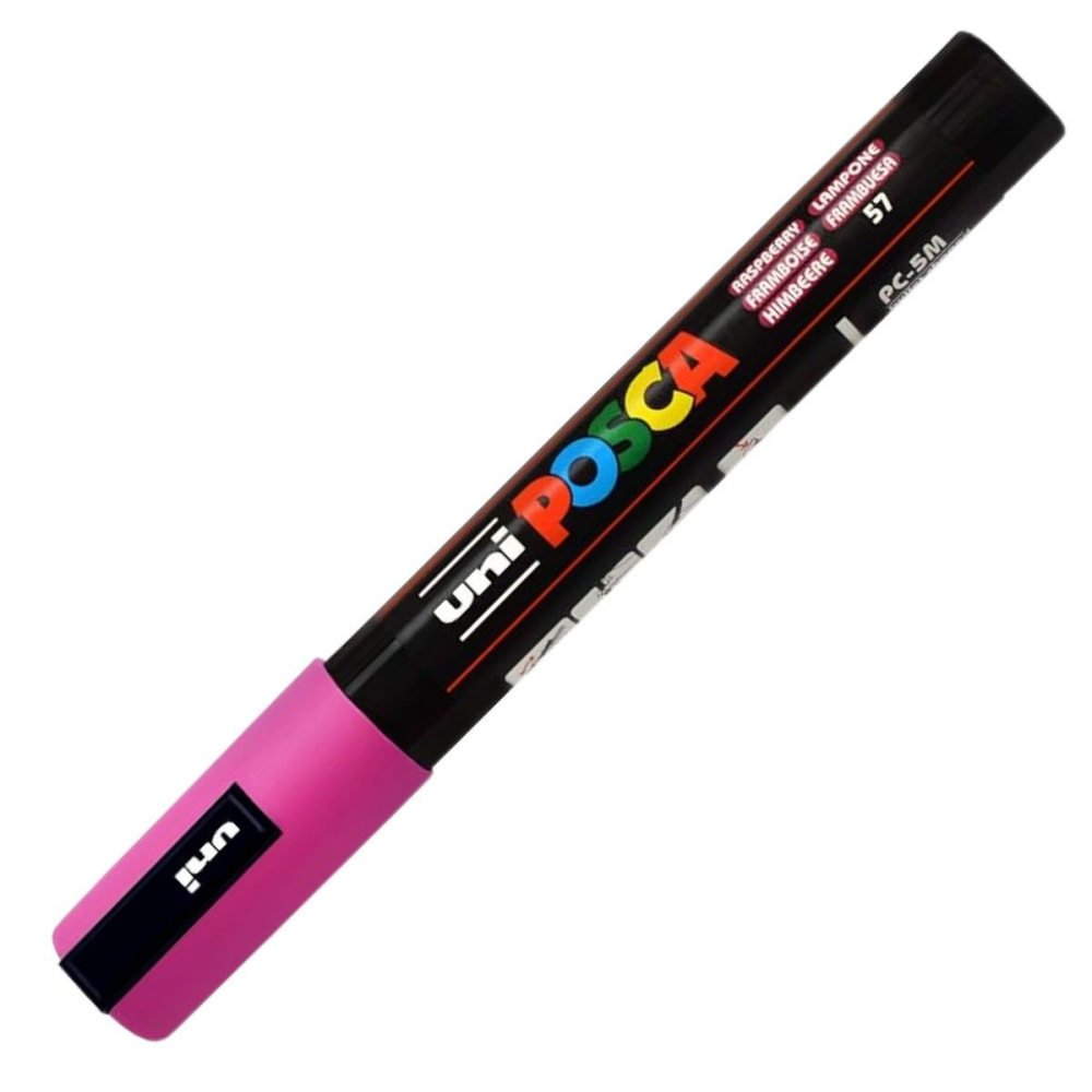 Uni Posca Pc-5M Acrylic Marker 1.8-2.5 mm Raspberry