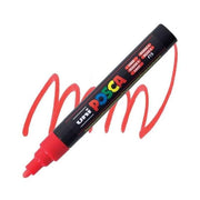 Uni Posca Pc-5M Boyama Markörü 1.8-2.5 mm Florasan Kırmızı