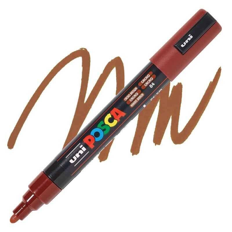Uni Posca Pc-5M Boyama Markörü 1.8-2.5 mm Kakao Kahve
