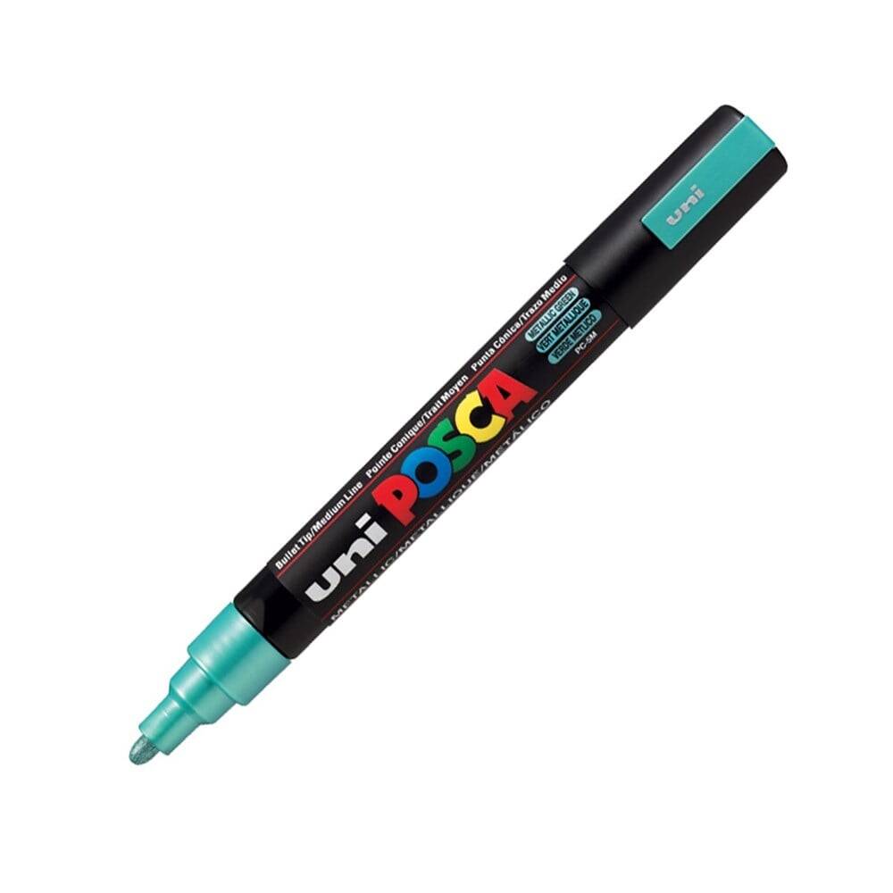 Uni Posca Pc-5M Acrylic Marker 1.8-2.5 mm Metallic Green