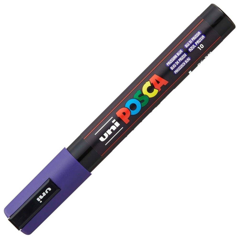 Uni Posca Pc-5M Boyama Markörü 1.8-2.5 mm Prusya Mavisi