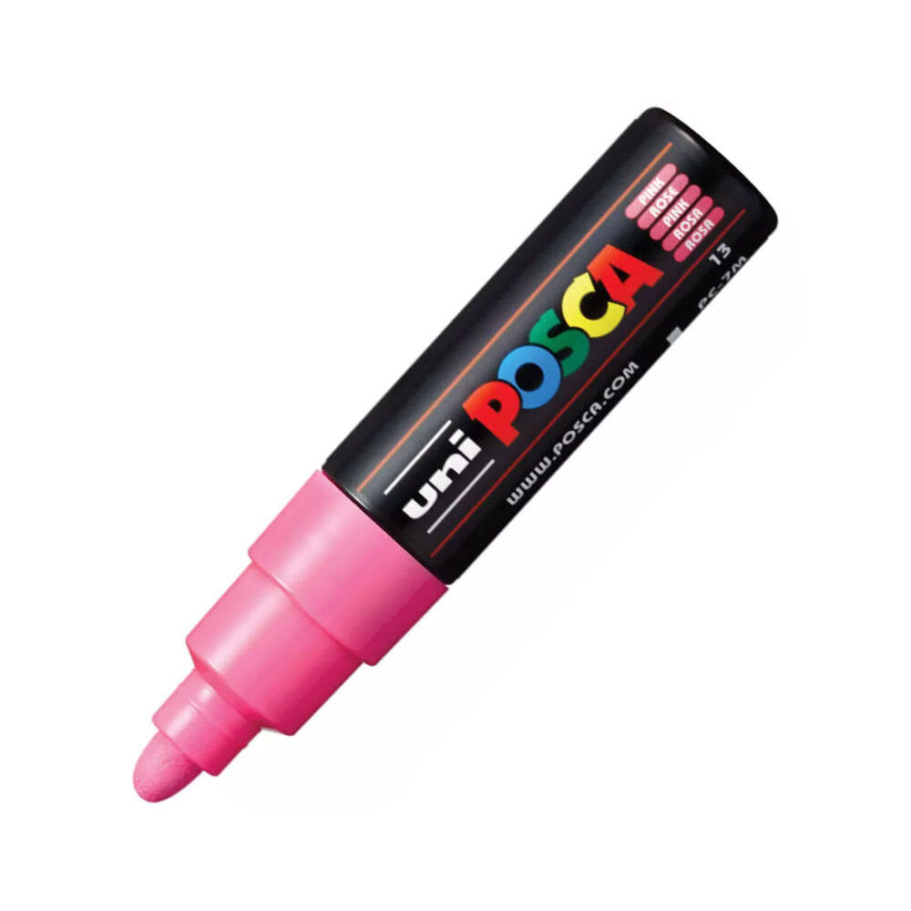 Uni Posca Pc-7M Boyama Markörü 4.5-5.5 mm Pembe