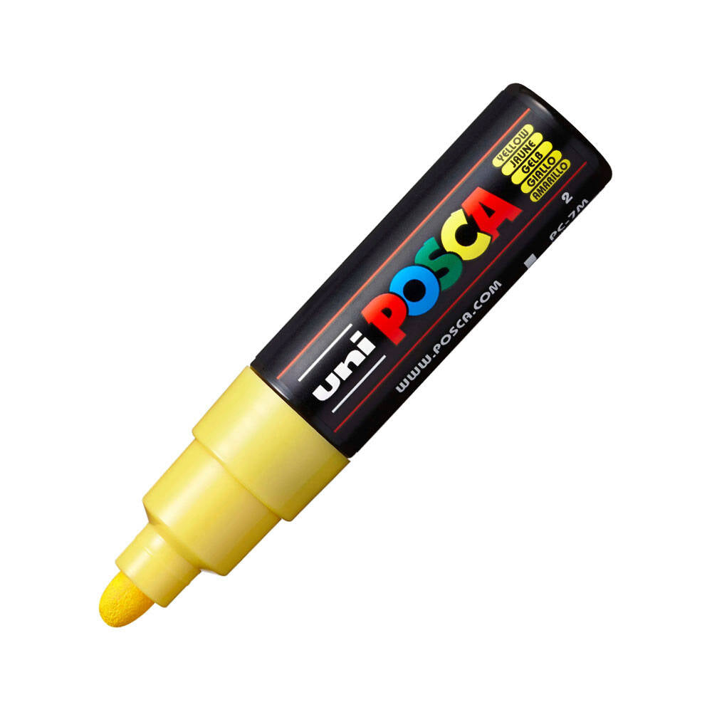 Uni Posca Pc-7M Acrylic Marker 4.5-5.5 mm Yellow