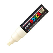 Uni Posca Pc-8K Acrylic Marker 8 mm Chisel Tip Ivory